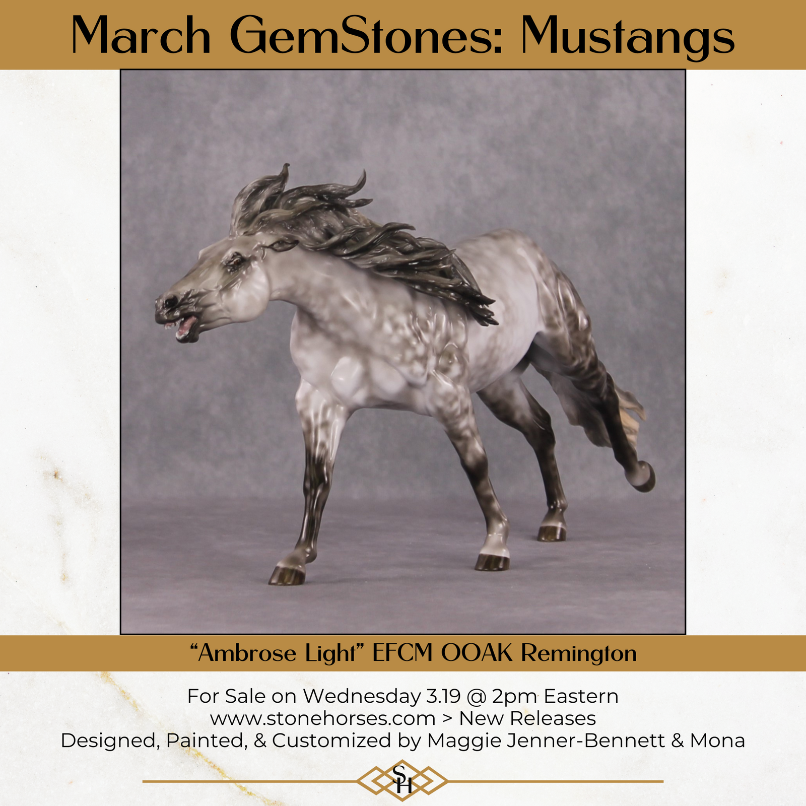 "Ambrose Light" OOAK EFCM Remington By Maggie Jenner-Bennett