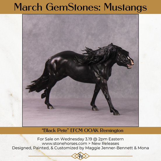"Black Pete" OOAK EFCM Remington By Maggie Jenner-Bennett