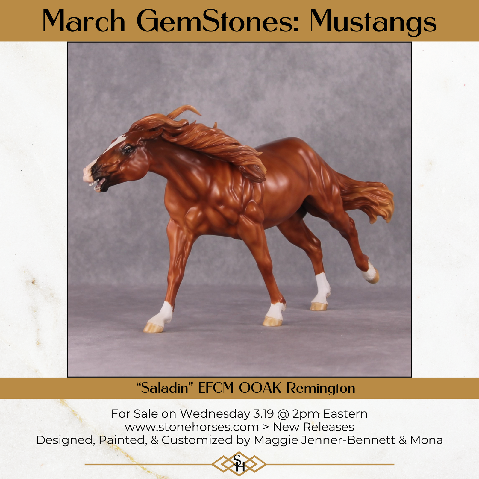 "Saladin" OOAK EFCM Remington By Maggie Jenner-Bennett