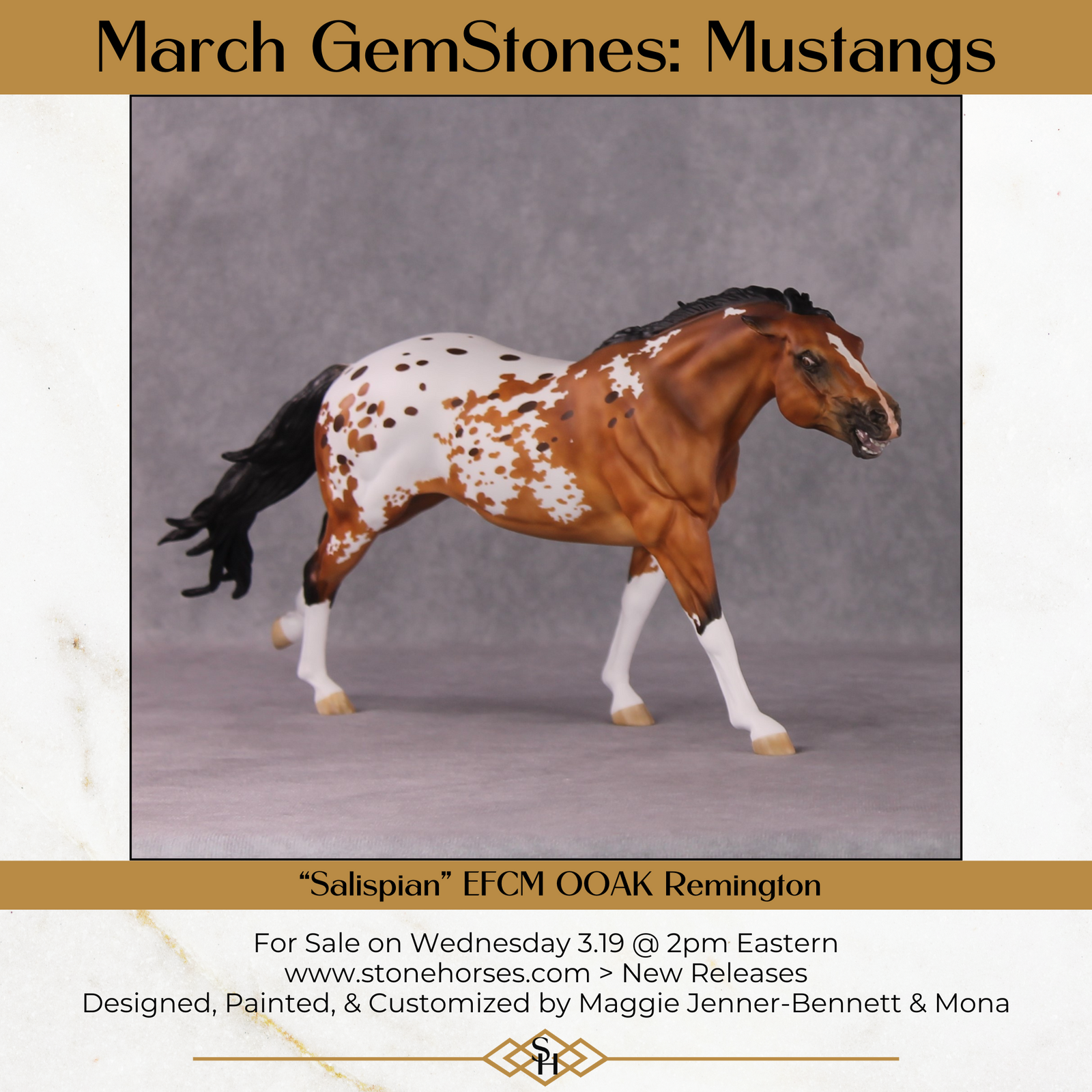 "Salispian" OOAK EFCM Remington By Maggie Jenner-Bennett