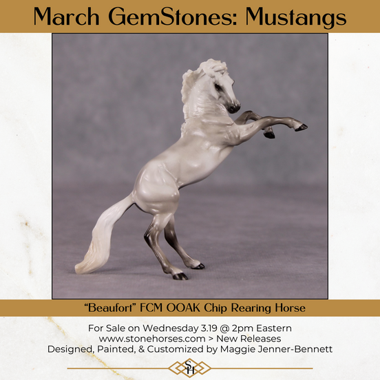 "Beaufort" OOAK FCM Rearing Chip By Maggie Jenner-Bennett