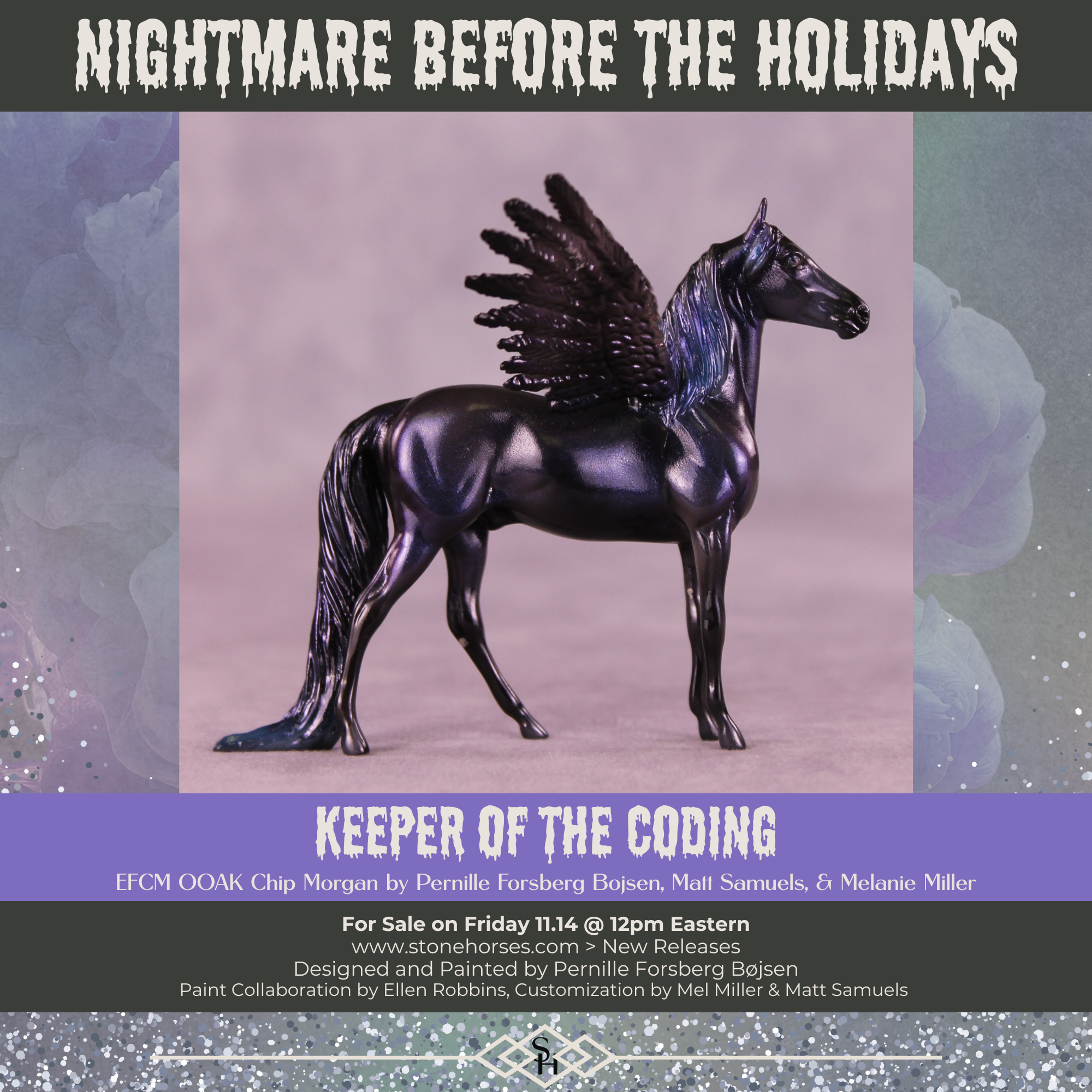 Keeper of the Coding OOAK FCM Chip Morgan by Pernille Forsberg Bøjsen GS1125