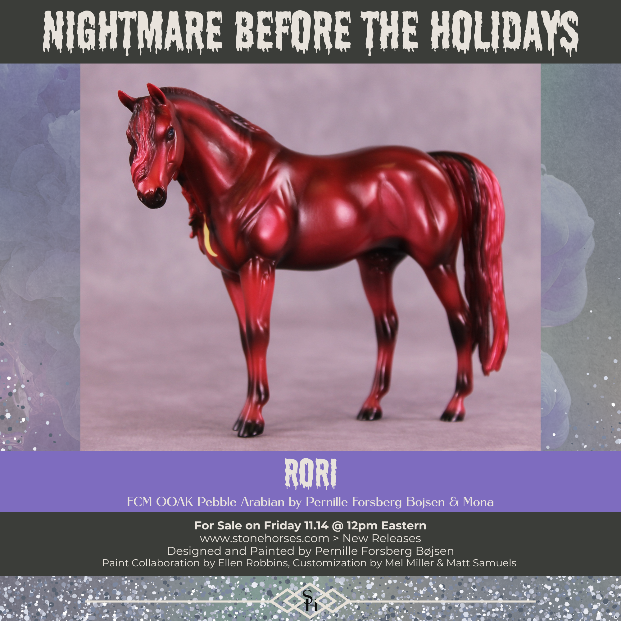 Rori OOAK FCM Pebble Arabian by Pernille Forsberg Bøjsen GS1125