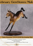 "Jenny Braystone" OOAK EFCM Jumping Bay Mule By Tiffany Purdy - GemStone Series