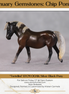 "Tortellini" OOAK Custom Silver Black Pony Chip By Kristen Cermele - Gemstone Series