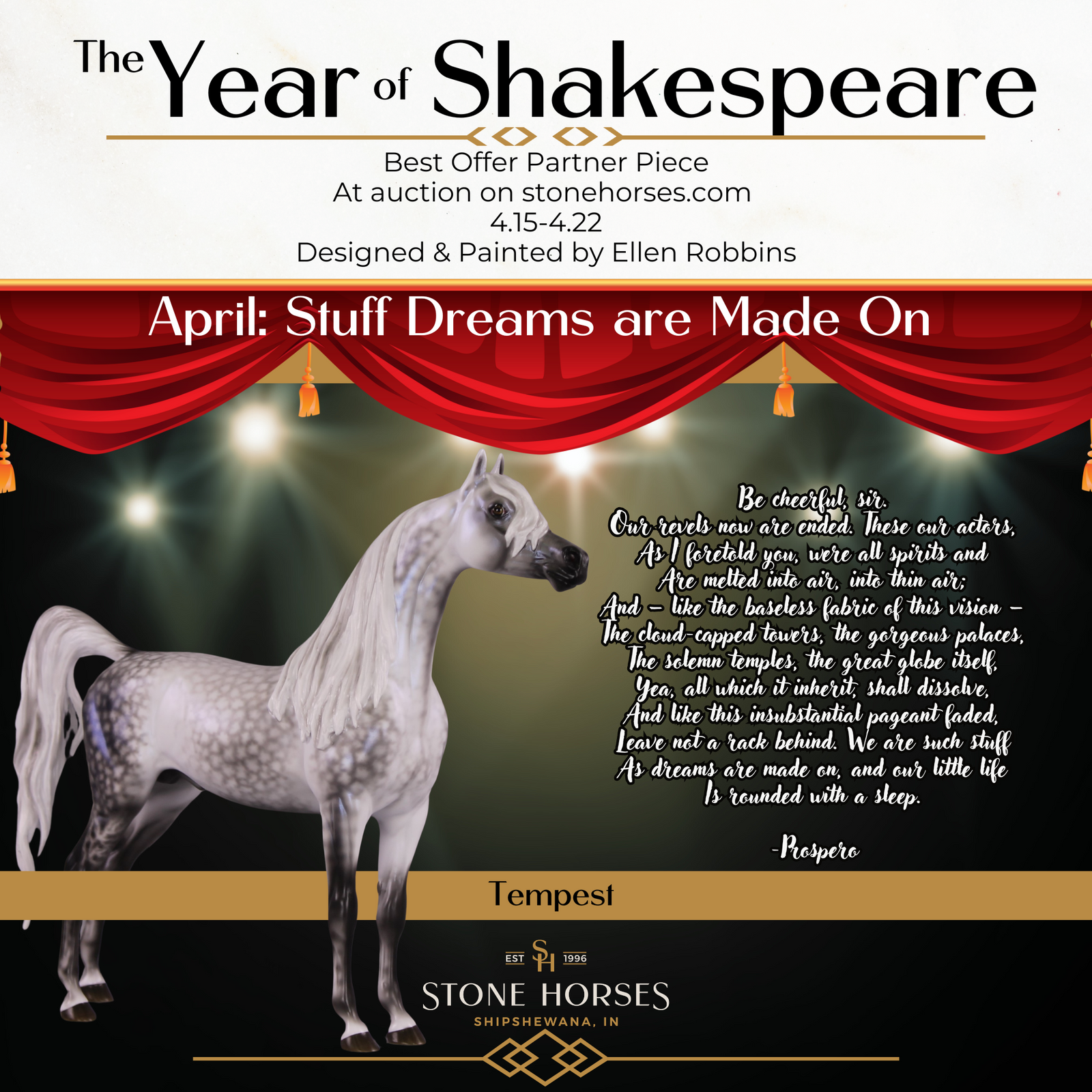 "Tempest" Best Offer FCM Arabian By Ellen Robbins 04/22/2025