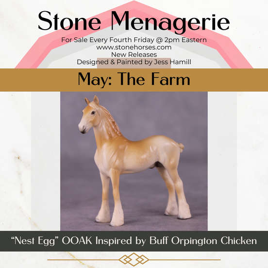 "Nest Egg" OOAK Draft Chip By Jess Hamill - Menagerie Series