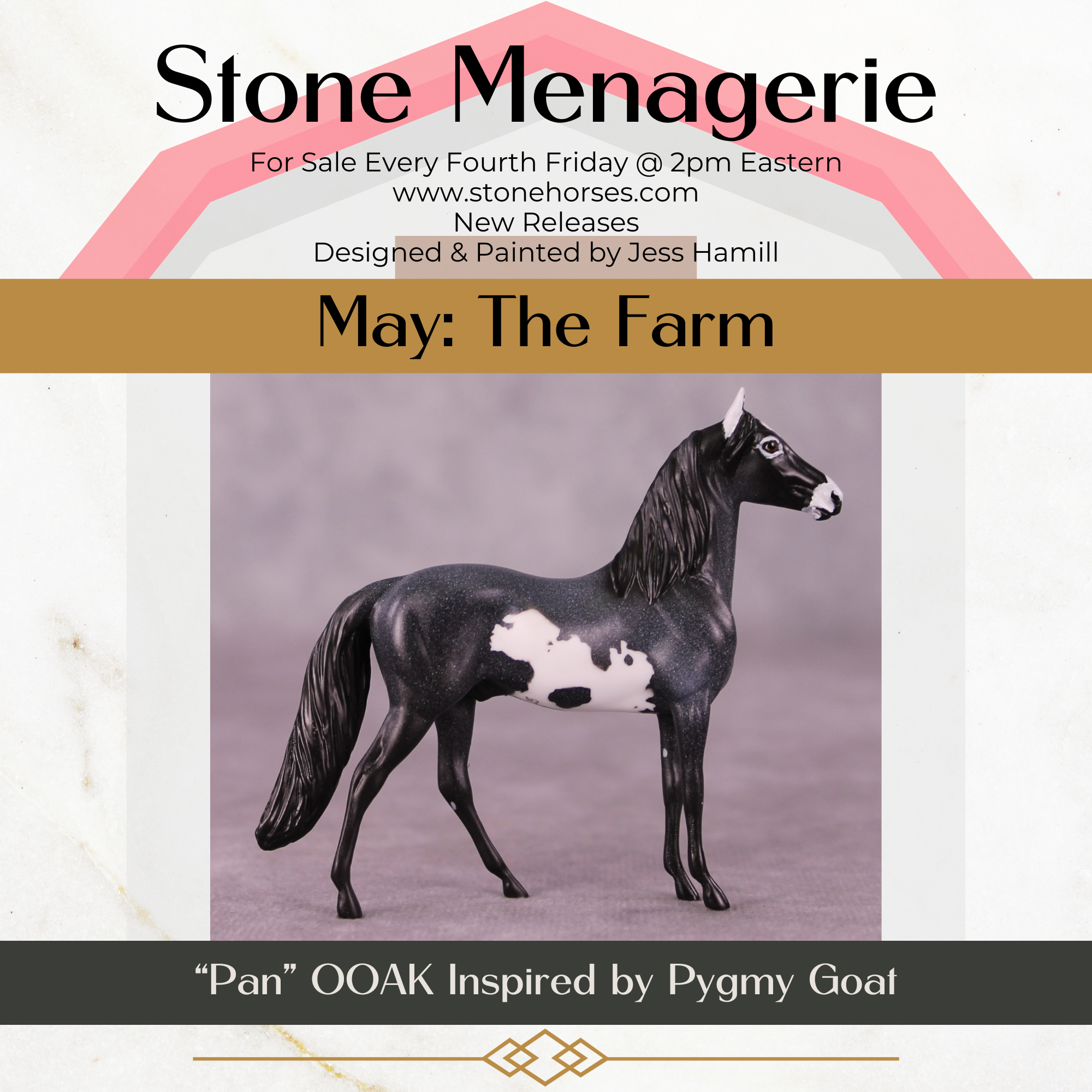 "Pan" OOAK Morgan Chip By Jess Hamill MS25