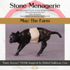 &quot;Dairy Kween&quot; OOAK Calf Chip By Jess Hamill - Menagerie Series