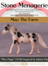"Miss Piggy" OOAK Pony Chip By Jess Hamill - Menagerie Series