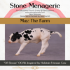 &quot;Ol&#39; Bessie&quot; OOAK Calf Chip By Jess Hamill - Menagerie Series