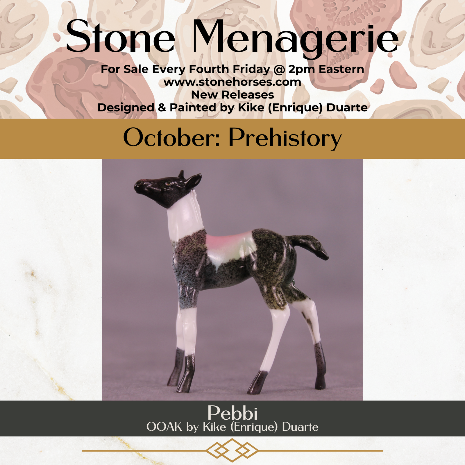 Pebbi OOAK Chip Foal by Kike (Enrique) Duarte MS25