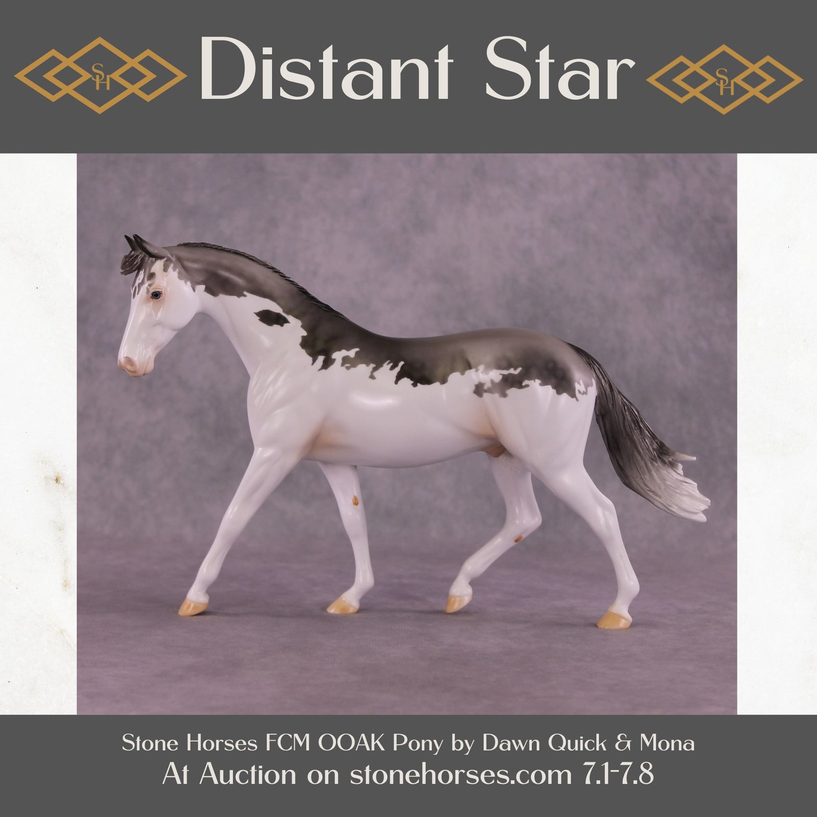 "Distant Star" OOAK FCM Pony by Dawn Quick Best Offer 07/08/25