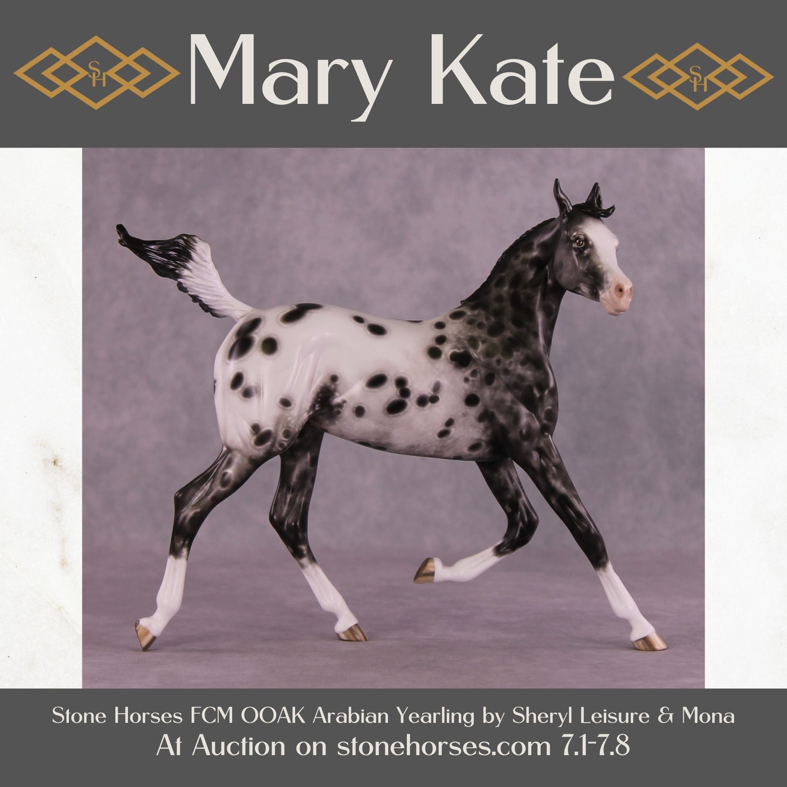 "Mary Kate" OOAK FCM Arabian Yearling by Sheryl Leisure Best Offer 07/08/25