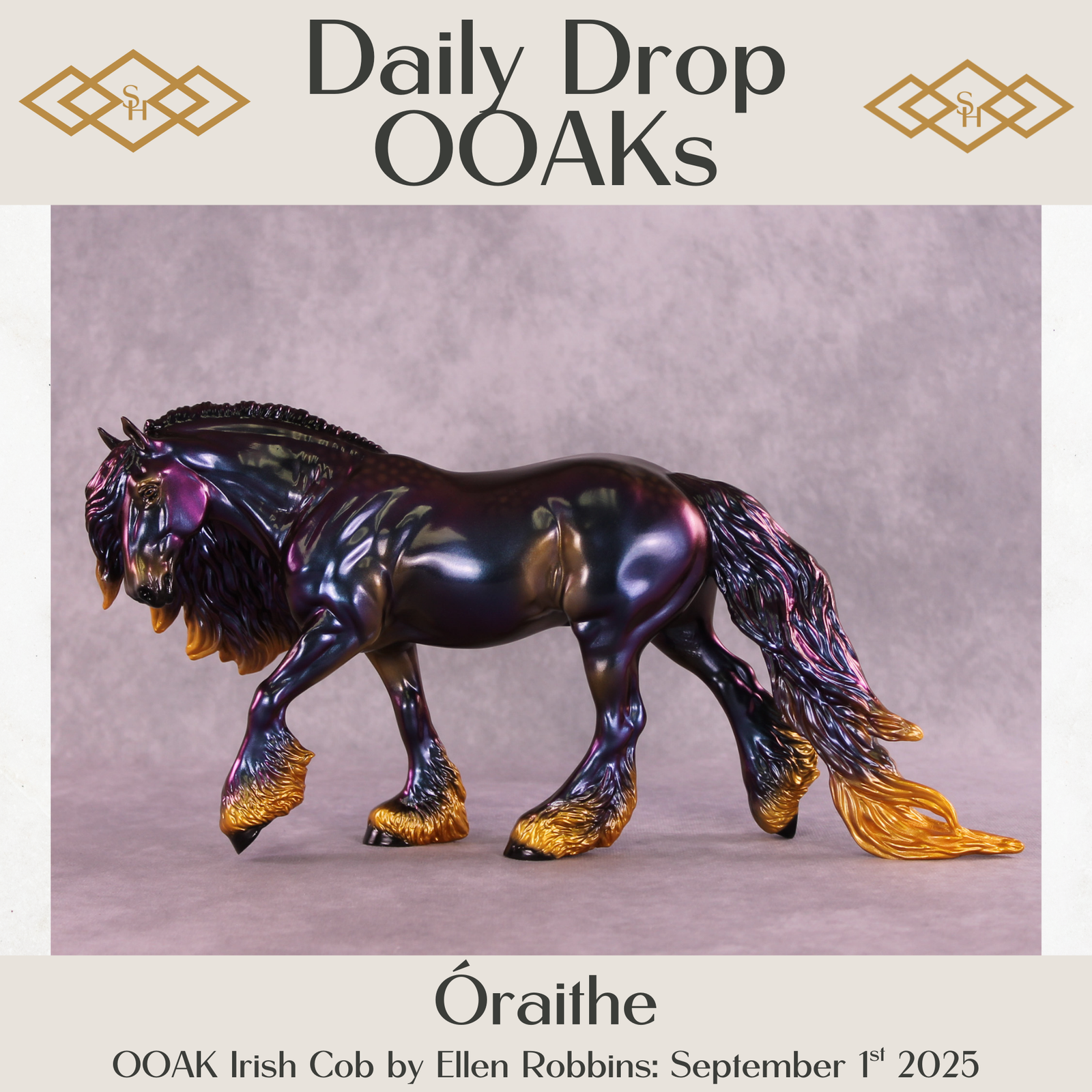 Óraithe OOAK Irish Cob by Ellen Robbins DDOOAKs25