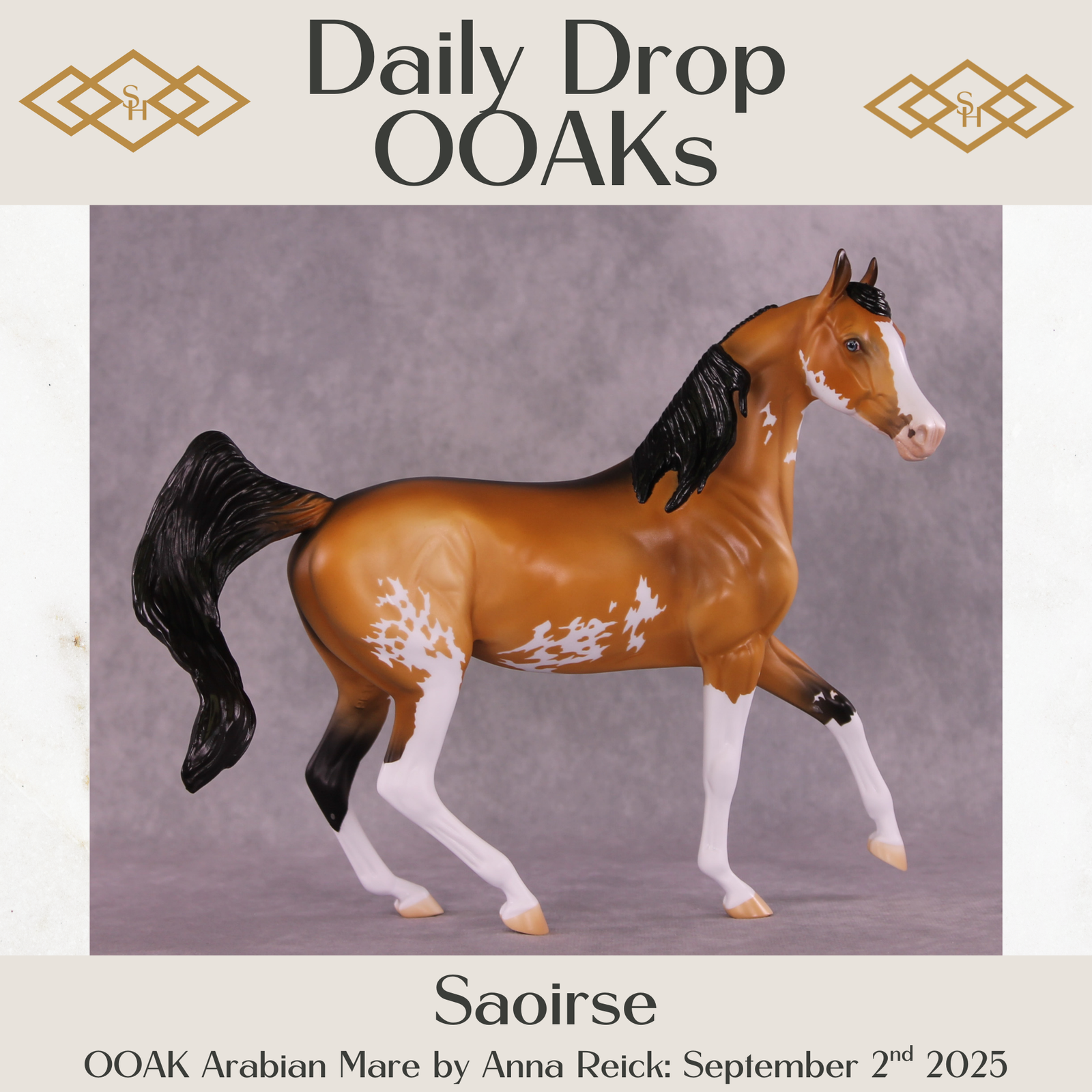 Saoirse OOAK Arabian Mare by Anna Reick DDOOAKs25