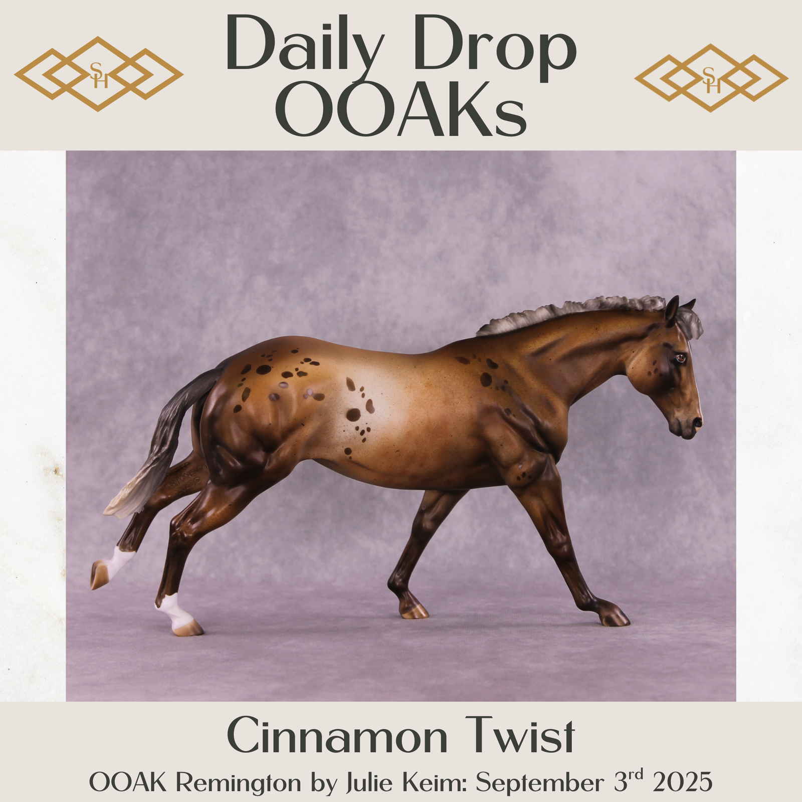 Cinnamon Twist OOAK Remington by Julie Keim DDOOAKs25