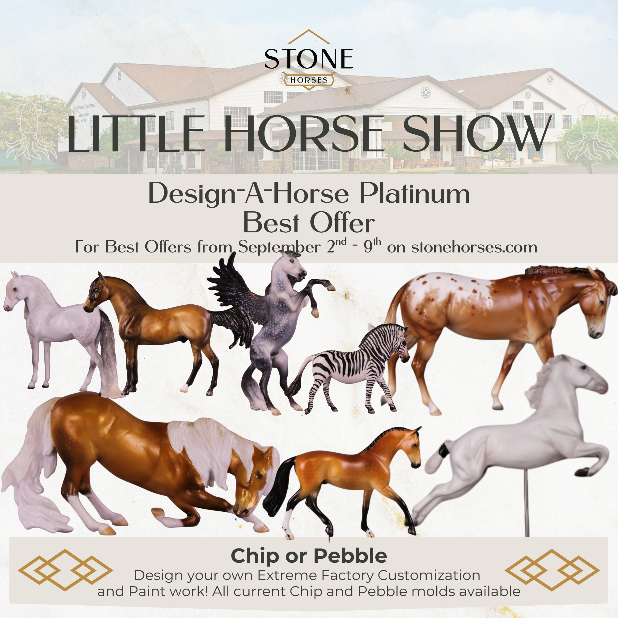 Design-A-Horse Platinum Chip or Pebble Only LHS25 09/09/2025