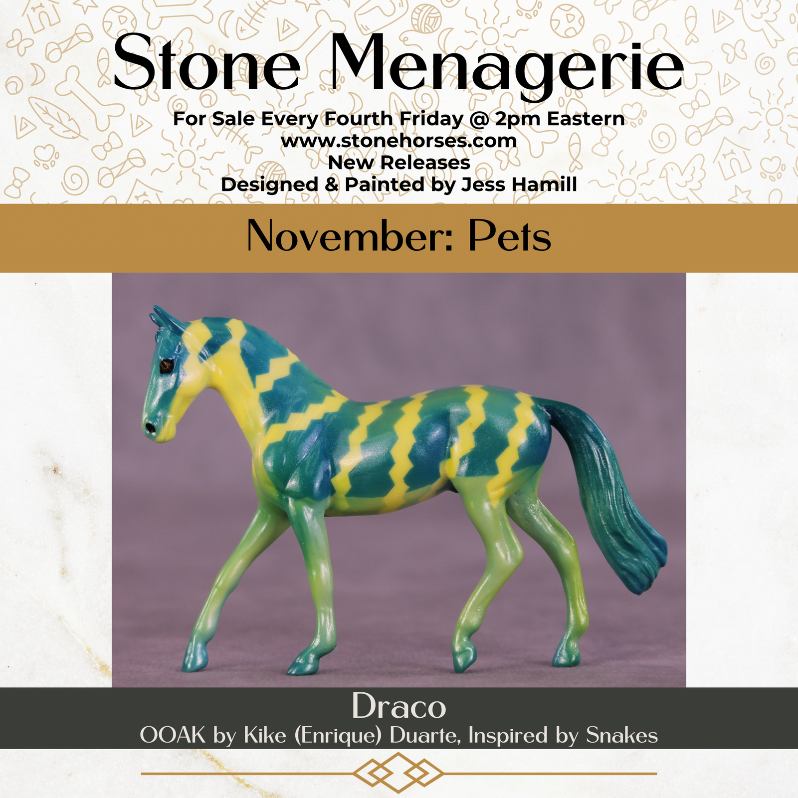 Draco OOAK Chip Warmblood by Kike (Enrique) Duarte MS25