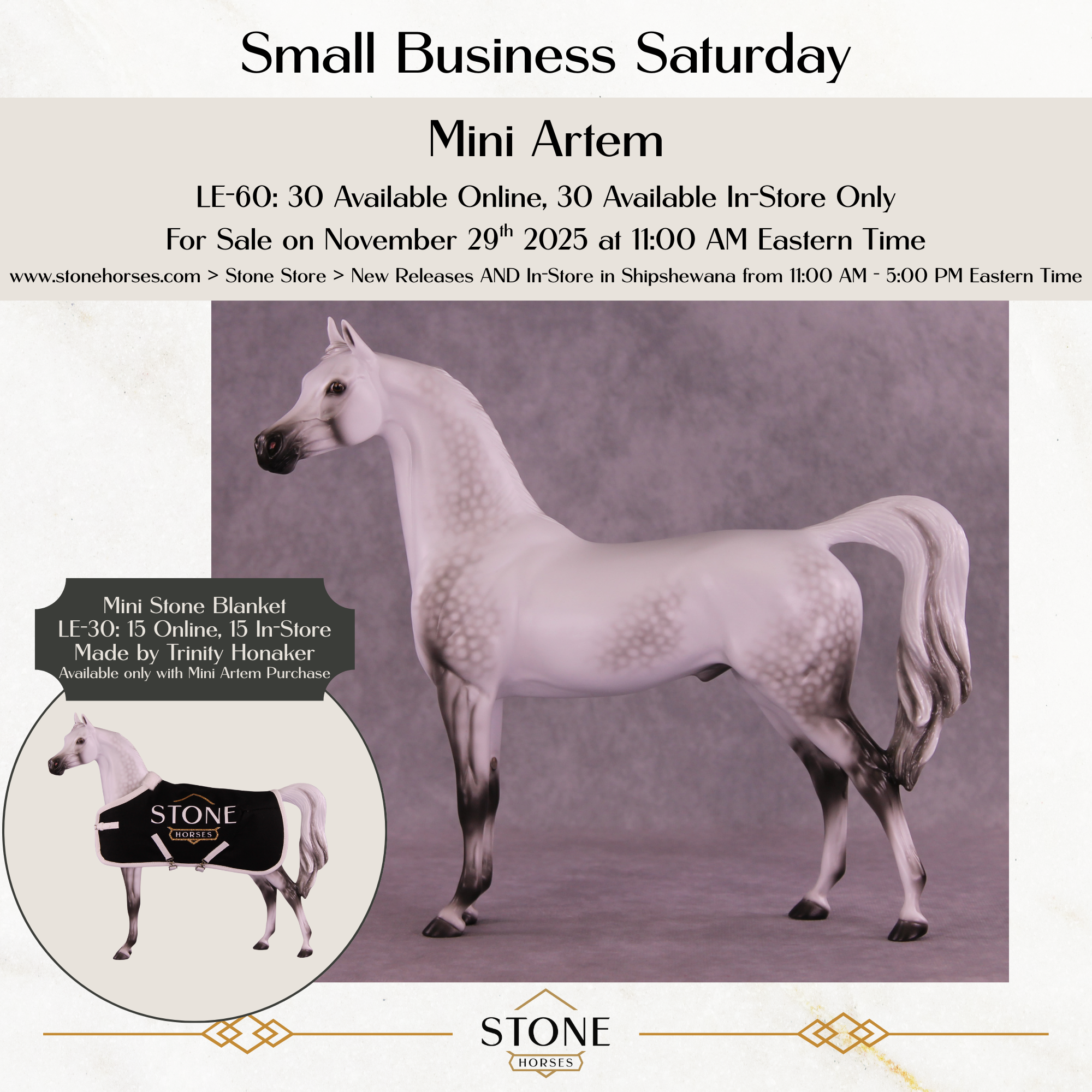 Small Business Saturday Mini Artem LE-60 by Ellen Robbins