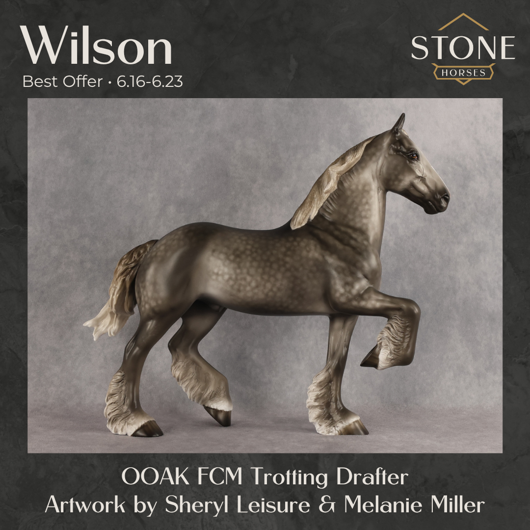 Wilson OOAK FCM Trotting Drafter by Sheryl Leisure Best Offer 6.16.2026