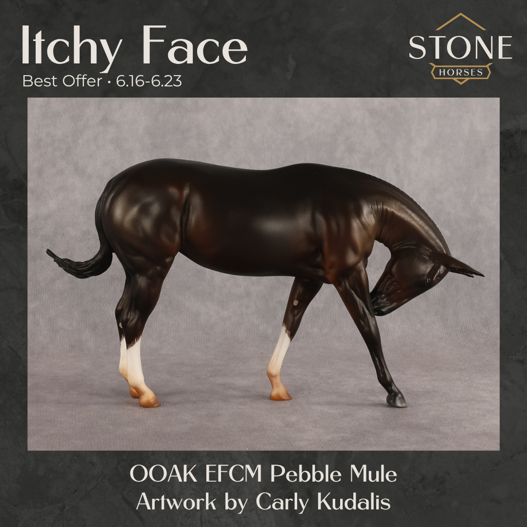 Itchy Face OOAK EFCM Pebble Mule by Carly Kudalis Best Offer 6.16.2026