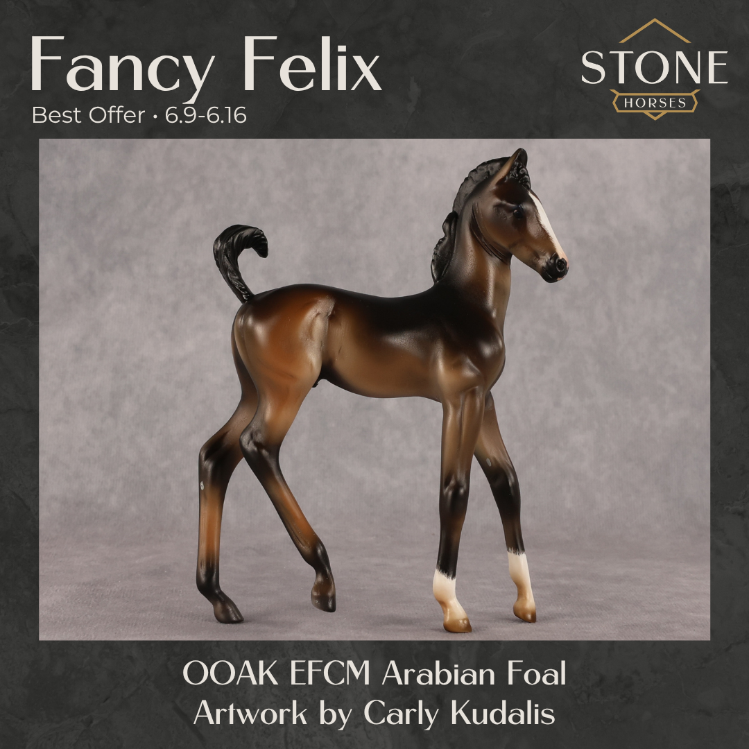 Fancy Felix OOAK EFCM Arabian Foal by Carly Kudalis Best Offer 6.9.2026