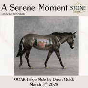 A Serene Moment OOAK Large Mule by Dawn Quick DDOOAKs26