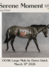 A Serene Moment OOAK Large Mule by Dawn Quick DDOOAKs26