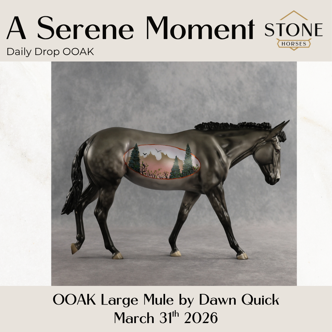 A Serene Moment OOAK Large Mule by Dawn Quick DDOOAKs26