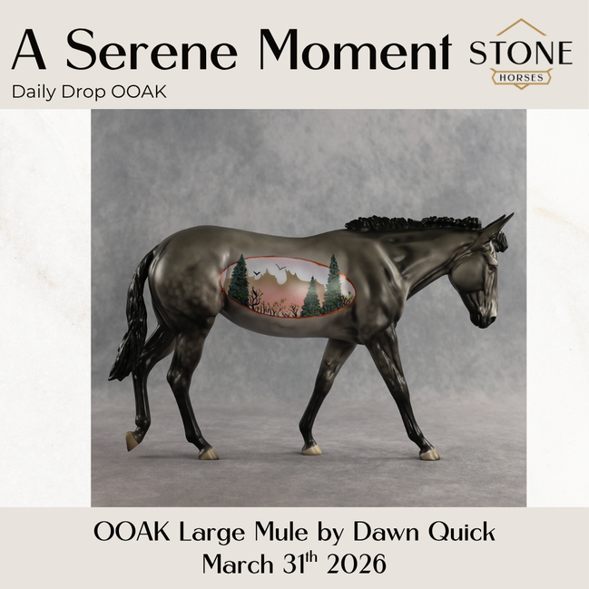 A Serene Moment OOAK Large Mule by Dawn Quick DDOOAKs26