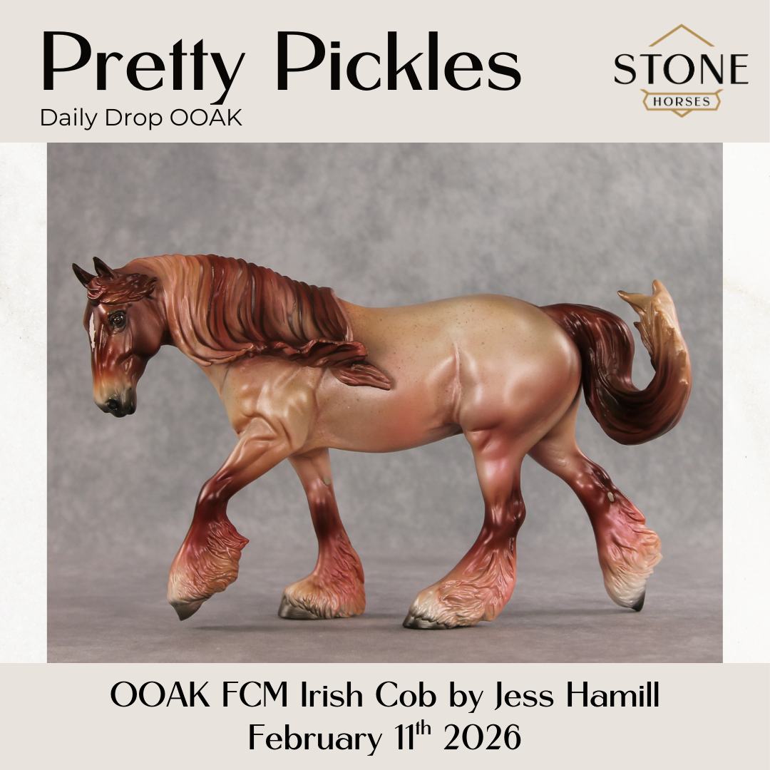 Pretty Pickles OOAK FCM Irish Cob by Jess Hamill DDOOAKs26