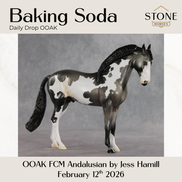 Baking Soda OOAK FCM Andalusian by Jess Hamill DDOOAKs26