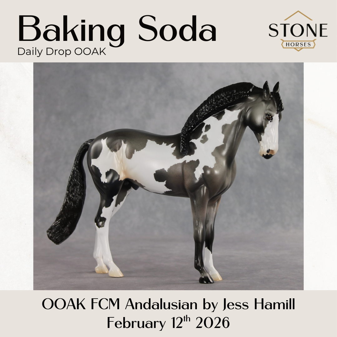 Baking Soda OOAK FCM Andalusian by Jess Hamill DDOOAKs26