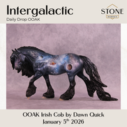 Intergalactic OOAK Irish Cob by Dawn Quick DDOOAKs26
