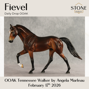 Fievel OOAK Tennessee Walker by Angela Marleau DDOOAKs26
