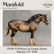 Manifold OOAK FCM Bunny by Enrique Duarte DDOOAKs26