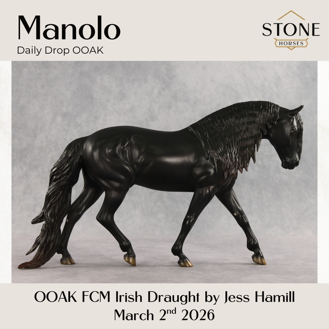 Manolo OOAK FCM Irish Draught by Jess Hamill DDOOAKs26