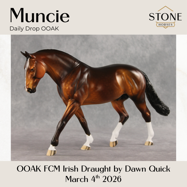 Muncie OOAK FCM Irish Draught by Dawn Quick DDOOAKs26