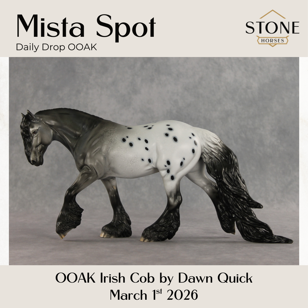 Mista Spot OOAK Irish Cob by Dawn Quick DDOOAKs26