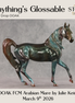 Anything's Glossable OOAK FCM Arabian Mare by Julie Keim DDOOAKs26