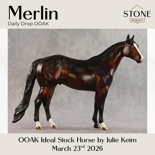 Merlin OOAK Ideal Stock Horse by Julie Keim DDOOAKs26