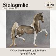 Stalagmite OOAK Saddlebred by Julie Keim DDOOAKs26