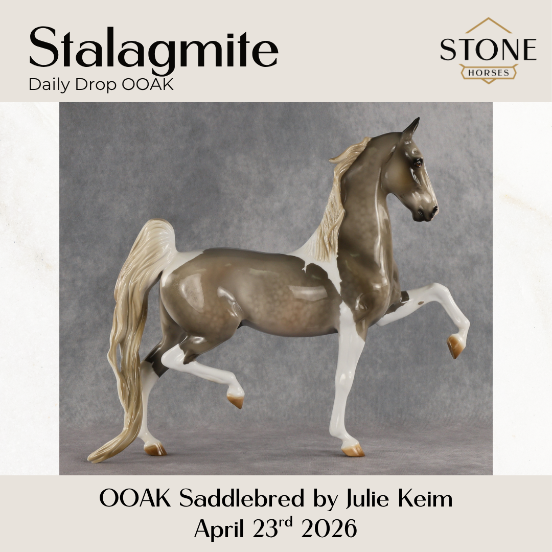 Stalagmite OOAK Saddlebred by Julie Keim DDOOAKs26