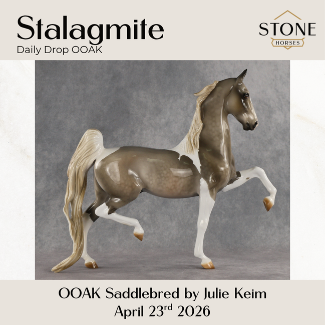 Stalagmite OOAK Saddlebred by Julie Keim DDOOAKs26