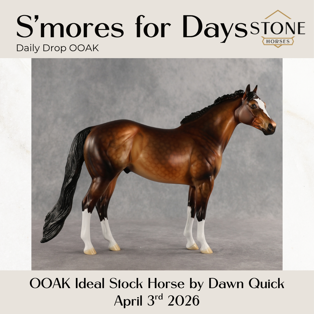 S'mores for Days OOAK Ideal Stock Horse by Dawn Quick DDOOAKs26