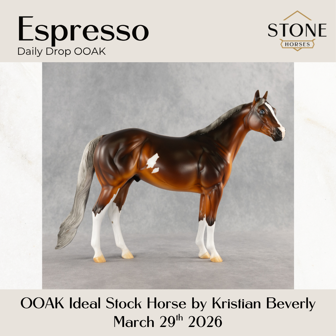 Espresso OOAK Ideal Stock Horse by Kristian Beverly DDOOAKs26