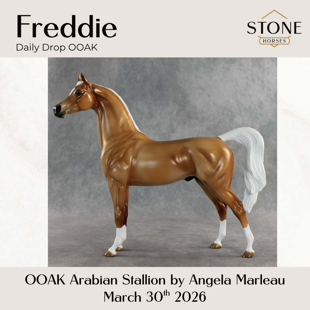 Freddie OOAK Arabian Stallion by Angela Marleau DDOOAKs26