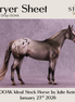 Dryer Sheet OOAK Ideal Stock Horse by Julie Keim DDOOAKs26