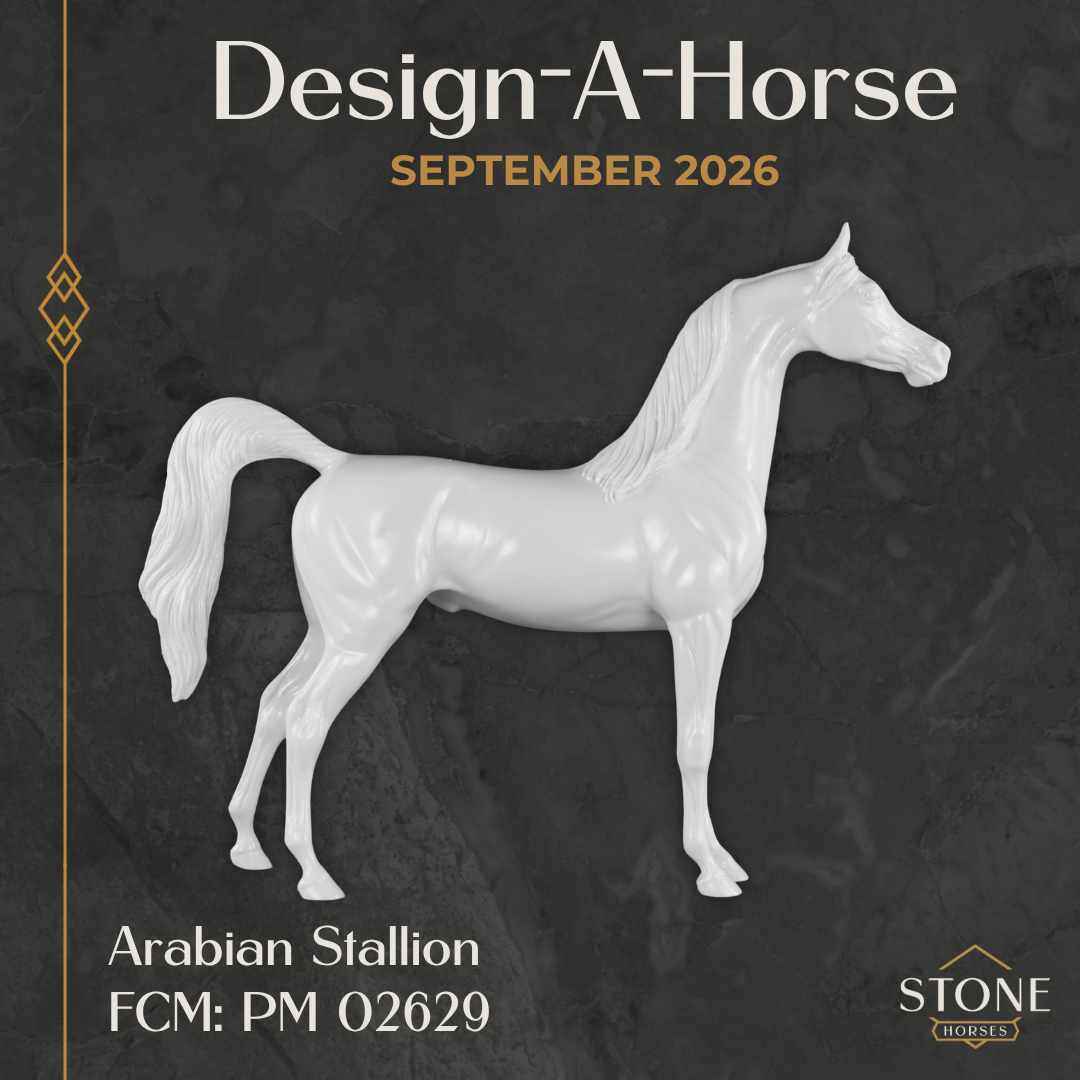 Design-A-Horse Arabian Stallion PM02629 - September release 2026